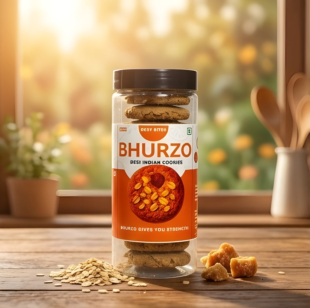 Bhurzo – Oats & Jaggery Cookies